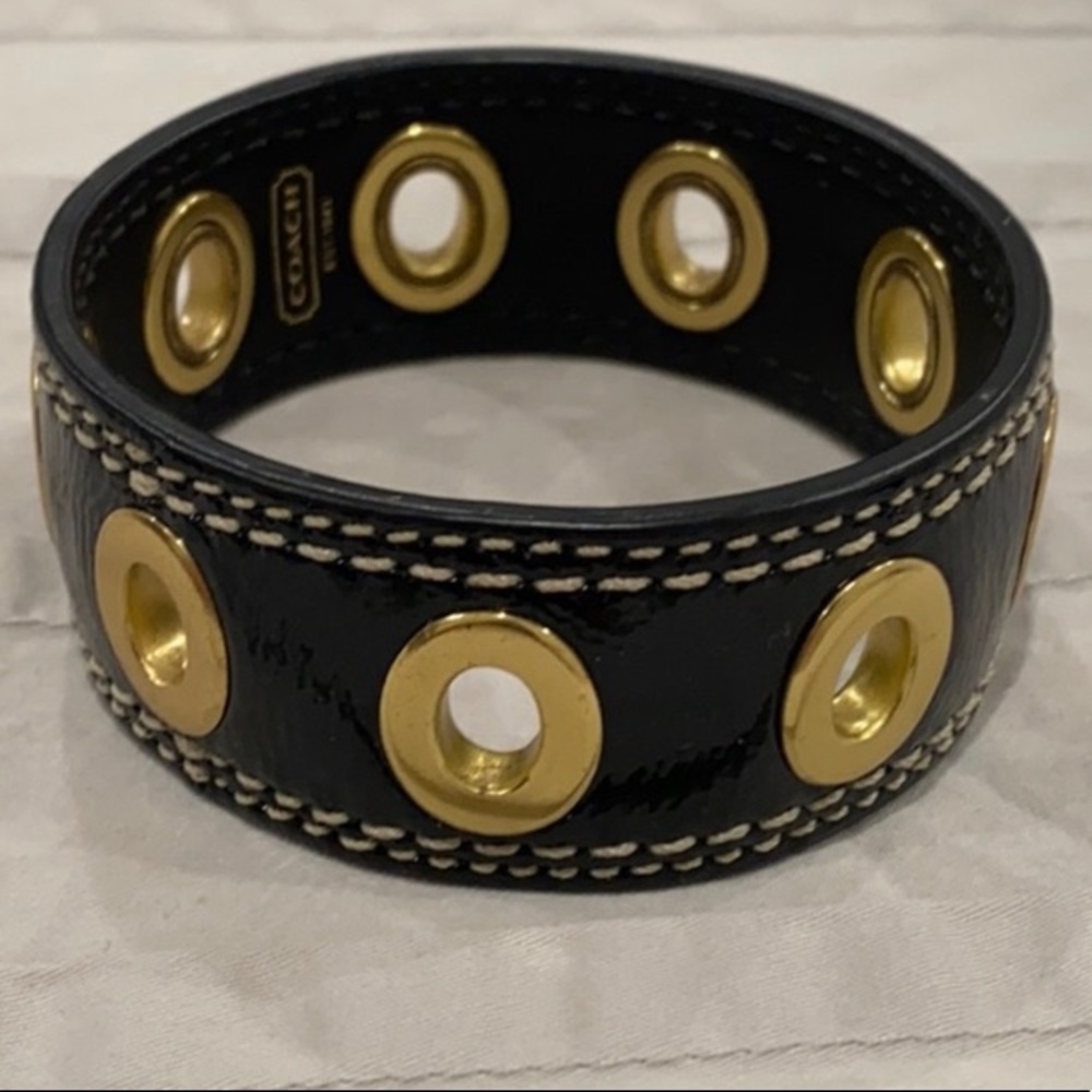 Coach Patent leather bracelet